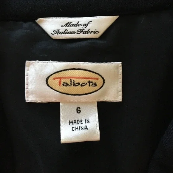 TALBOTS Black Knit Blazer, EEUC - Picture 7 of 8